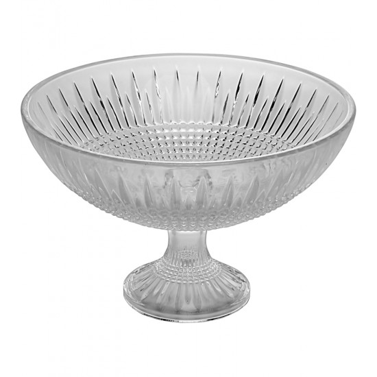 Centro de Mesa 30x19cm Queen Com Base de Cristal